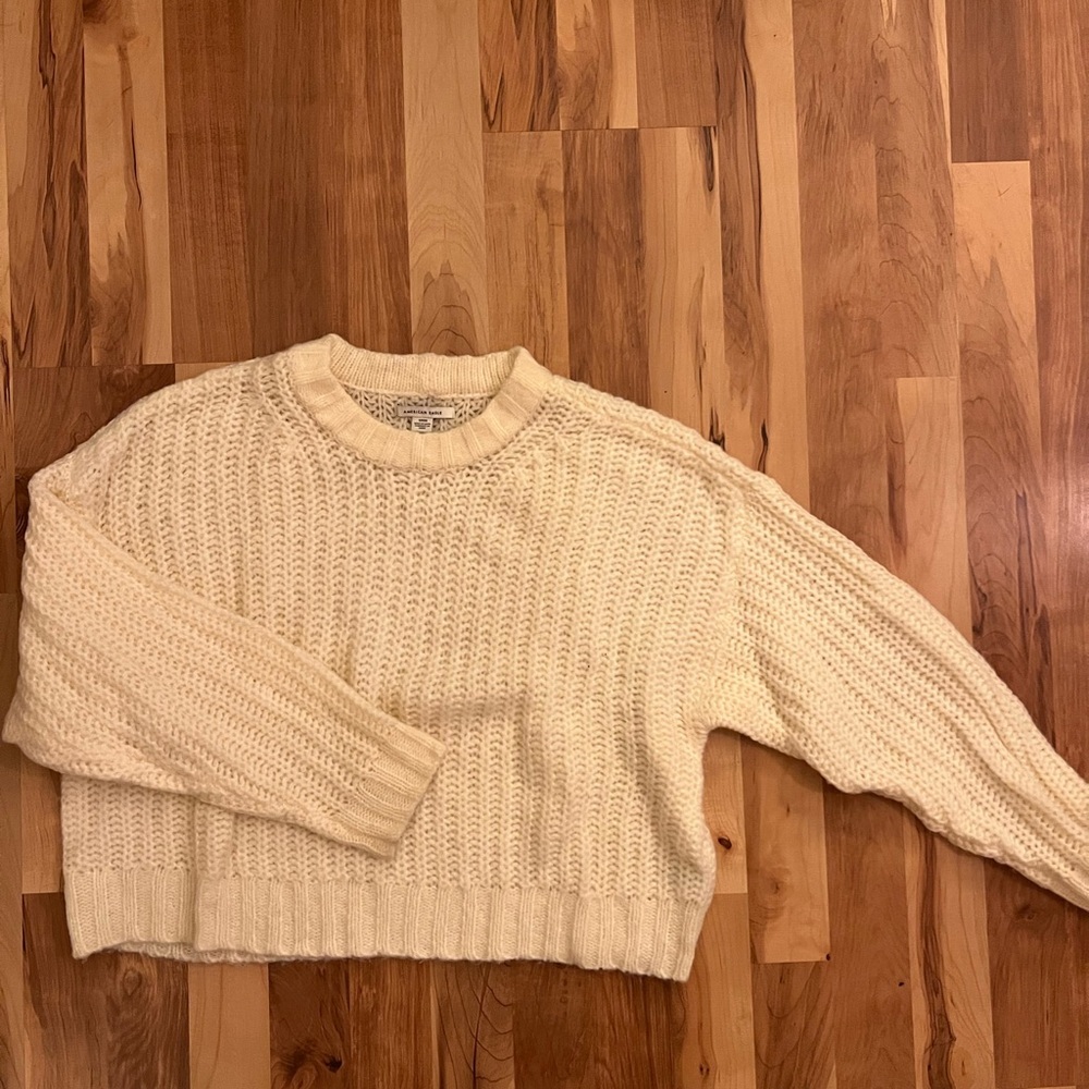 Cosy oversized crop sweater from American Eagle